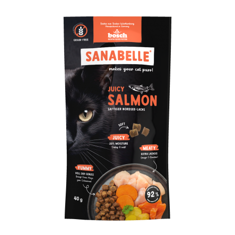 Sanabelle Juicy su lašiša 40g